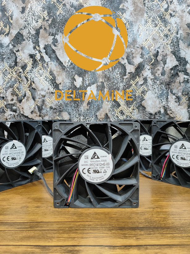 فن واتس ماینر 14*14 ورجینال Delta(دلتا) دارای لیبل اصلی 7پره 6پین