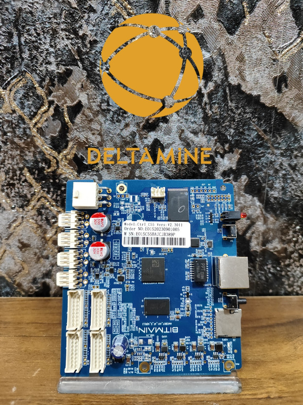 کنترل برد دستگاه ماینر S19 Antminer مدل C55 آبی آکبند اورجینال وارداتی