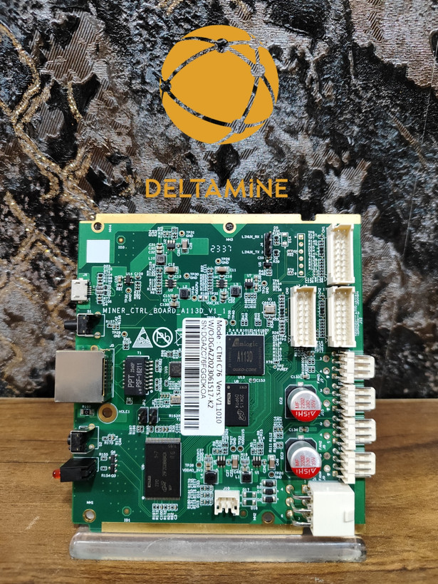 کنترل برد آکبند S19 Antminer مدل C76 سبز وارداتی اورجینال